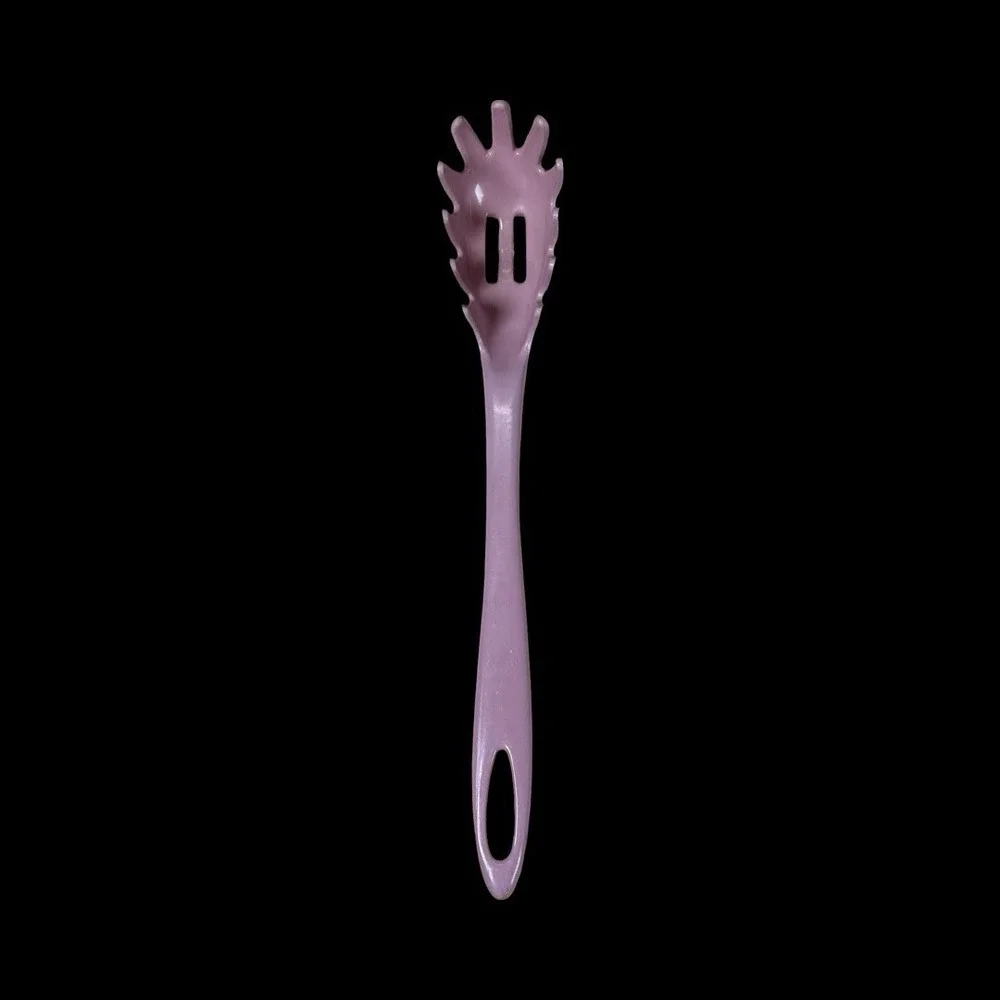 VNTG Ensar Pasta Server Spaghetti Fork Pink Nylon Retro Kitchen Made In‎ USA